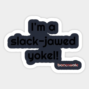 Yokel Baconsale Sticker